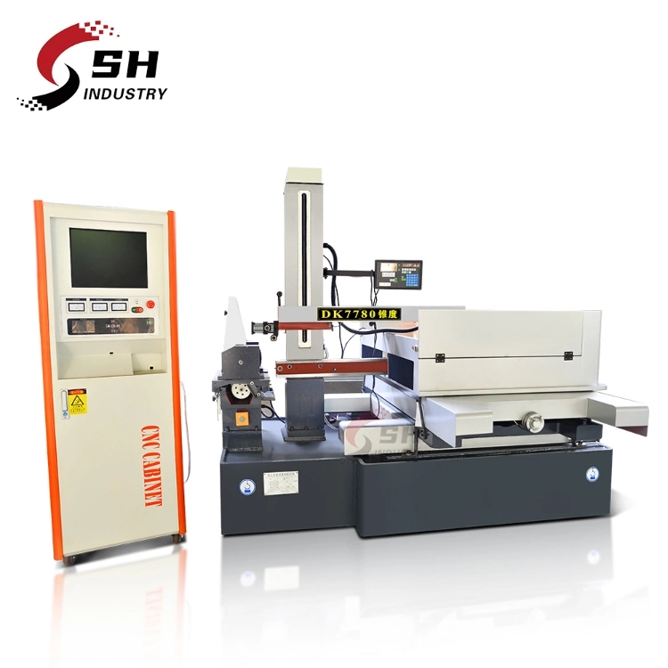 China Hot Sale CNC EDM Wire Cutting Machine Dk7780 High Speed EDM Wire Machine for Sale